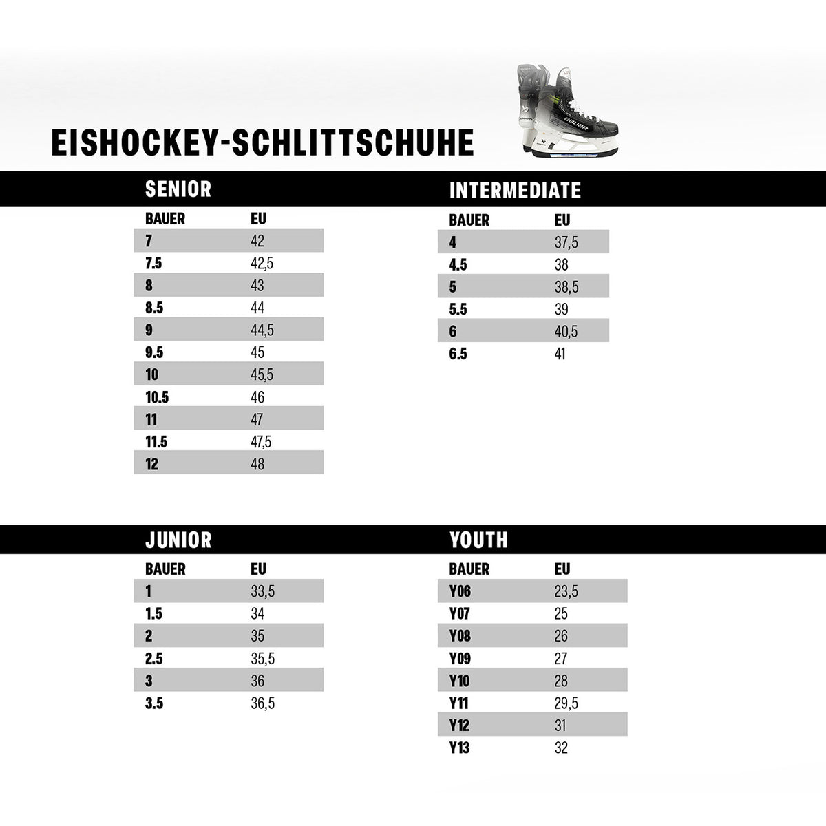 BAUER Schlittschuh LIL'ROOKIE - verstellbar - Jr.