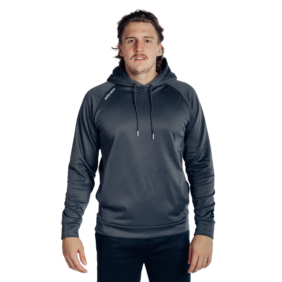 BAUER Team Tech Hoodie - grau - Sr.
