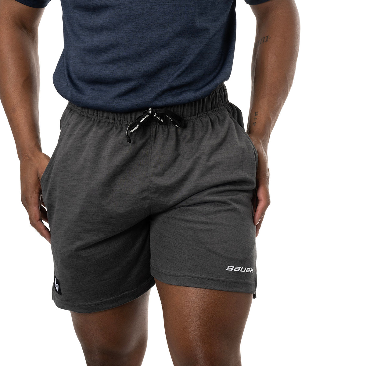 BAUER Team Knit Short - grau - Sr.