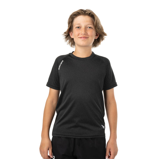 BAUER Team Tech Tee - schwarz - Yth.