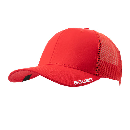 BAUER Team Mesh Snapback Cap - rot - Yth.
