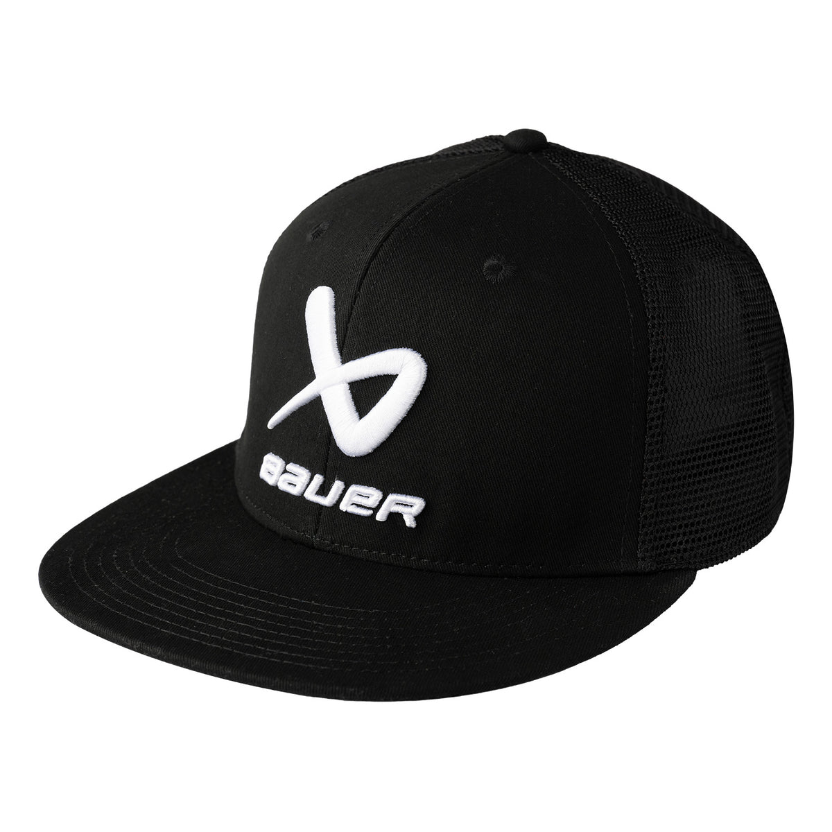 BAUER Core Flatbrim Cap - schwarz - Yth.