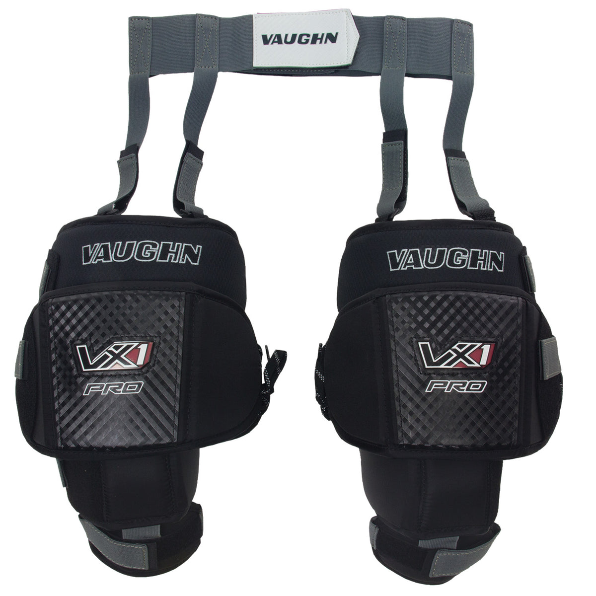 VAUGHN Torwart Knie- &amp; Oberschenkelschtutz mit Strumpfhalter VX1 Pro - Sr.