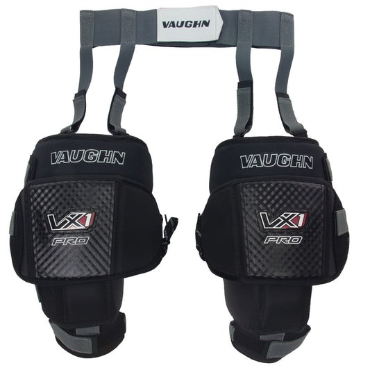 VAUGHN Torwart Knie- &amp; Oberschenkelschtutz mit Strumpfhalter VX1 Pro - Sr.