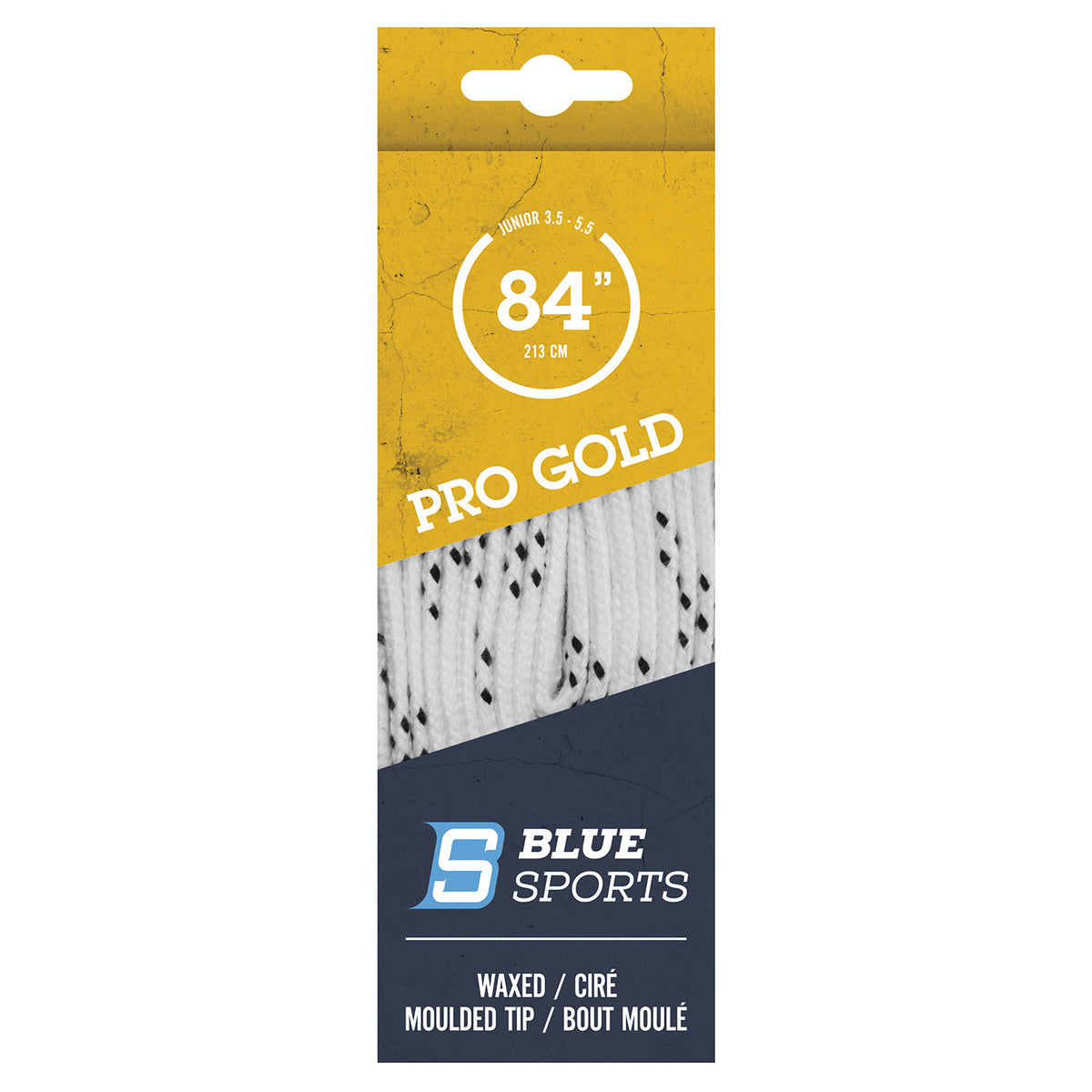 BLUE SPORTS Pro Gold Schnürsenkel gewachst