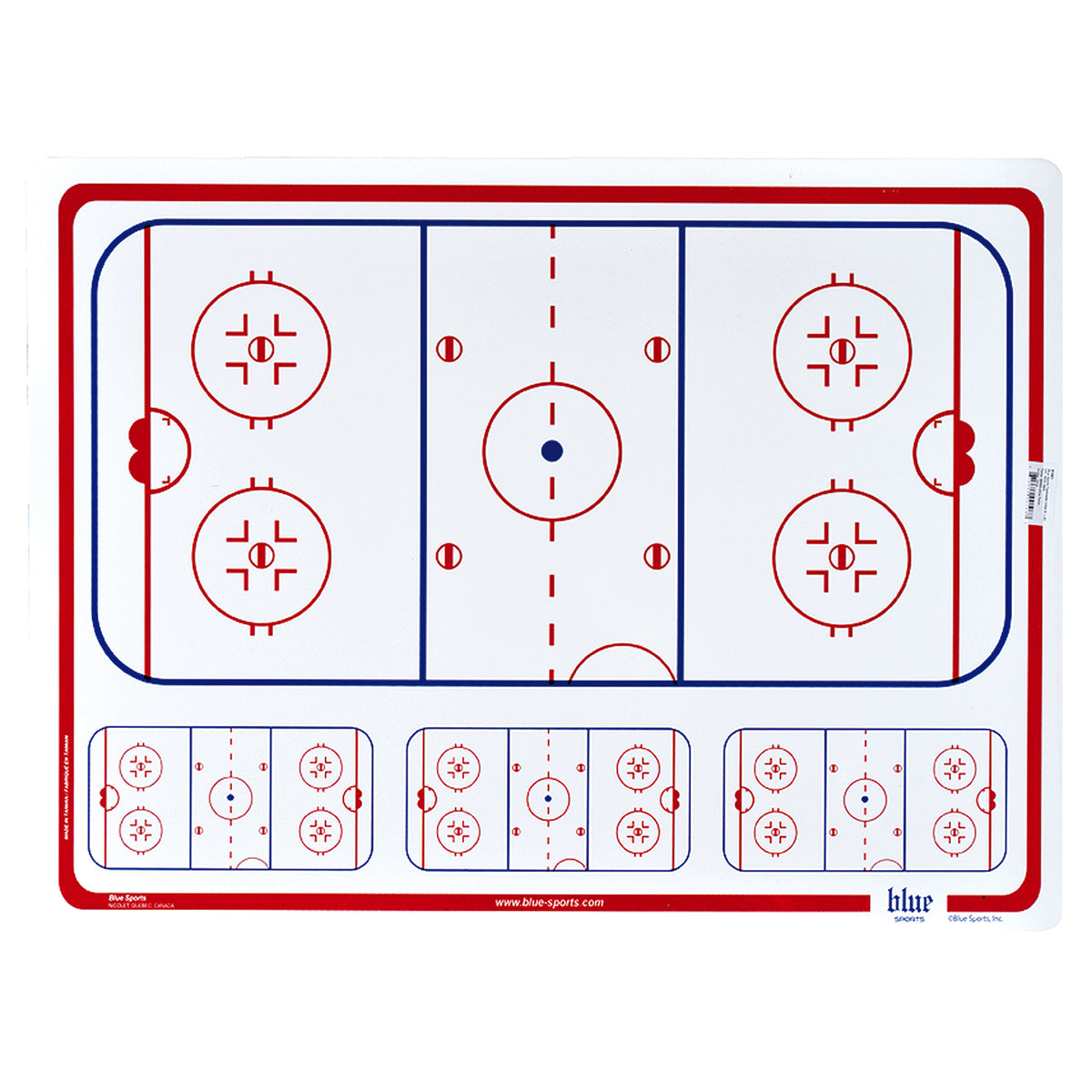 BLUE SPORTS Taktiktafel 81 x 61 cm - 4mm stark