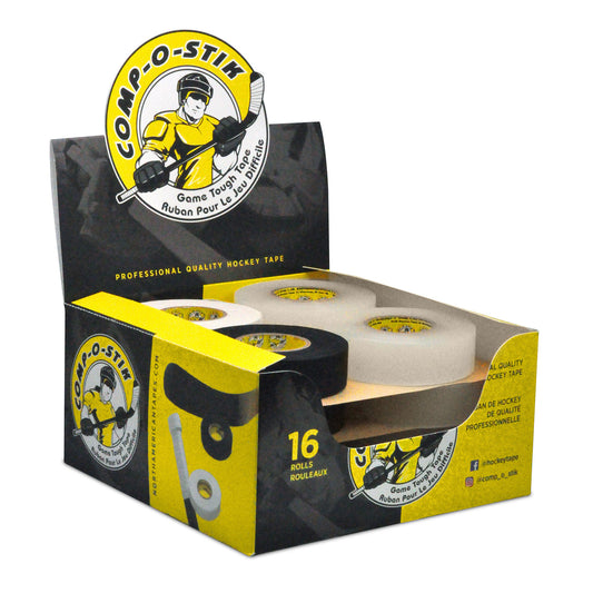 NORTH AMERICAN Retail Box - Tape 4 wht/4 blk 24mm x 20m/8 Clear Poly 24 mm x 27m